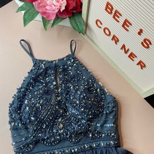 Dark Grey Beautiful Prom dress